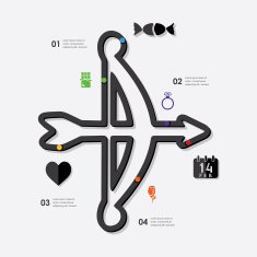 Valentine's Day infographic N43