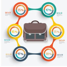 Business bag concept and banner for your text