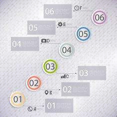 Abstract infographic pattern for business template vector