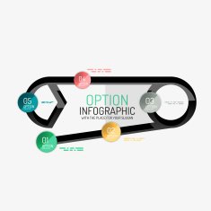Minimal Line Design Office Web Infographics N59