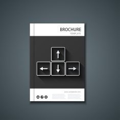 Vector flyer or banner Brochure template design N10