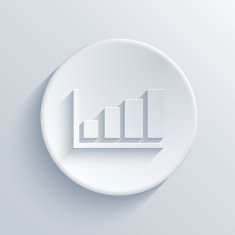 Vector modern graph light circle icon