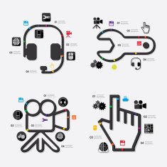 technology infographic N19