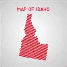 map of Idaho N6