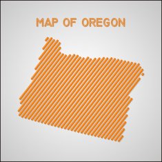map of Oregon N6