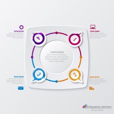vector infographic template N13