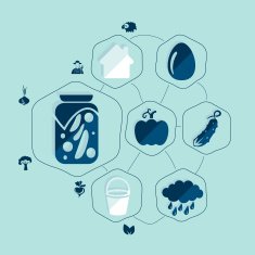 agriculture flat infographic N13