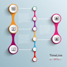 Infographics vector design template N190