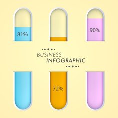 Colorful layout for business infographic N2