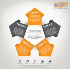 Minimal infographic template N26