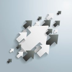 Black And White Arrows 2