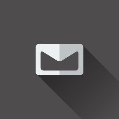 Envelope icon Flat design