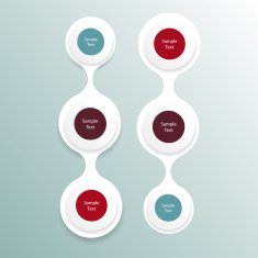 metaball colorful round diagram infographics N24