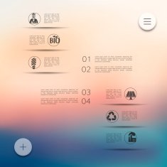 ecology infographic with unfocused background N38