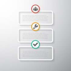 Web Infographic Timeline Template Layout With Vector Icons coul N11