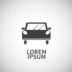 Icon flat element design car