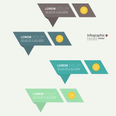 Comparative chart with templates for presentation N29