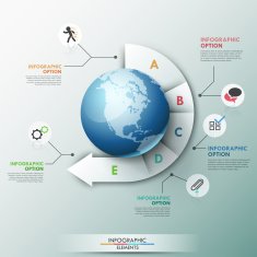 Modern Infographic Options Banner N30