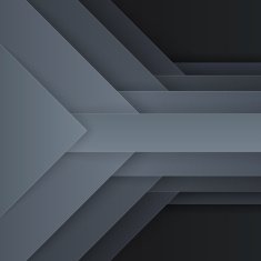 Abstract dark gray paper triangle shapes background