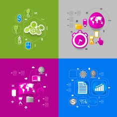 business sticker infographic N27