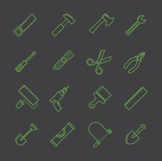 Tool icon set N3