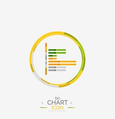 Line graph chart icon N25