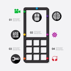 technology infographic N23