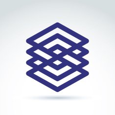 Vector abstract icon symbol design element N6