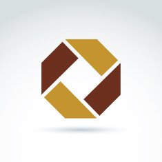 Bright composite corporate element