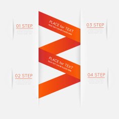 Vector colorful text box trendy colors N5