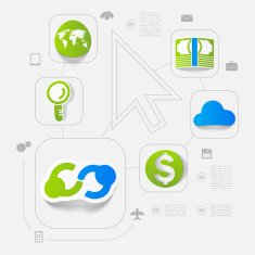 business sticker infographic N31