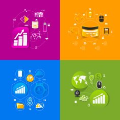 business sticker infographic N40