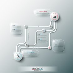 Modern infographic option banner N61
