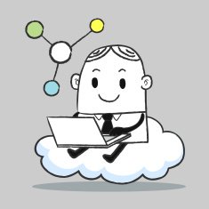 Business man Cloud