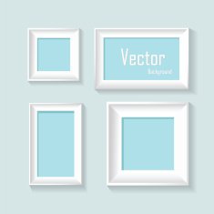 Abstract pastel frames design vector background N2