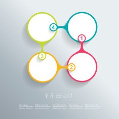 Circle step by template
