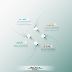 Modern infographic option banner N63