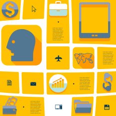 business flat infographic N30