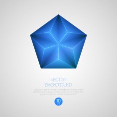 3d triangular background Vector illustration N4