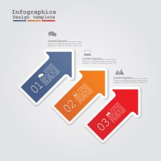 Infographics with arrows N3
