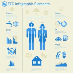 Human issues infographics template