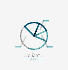 Line graph chart icon N33