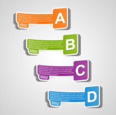 Vector infographic template with keys business banner concept