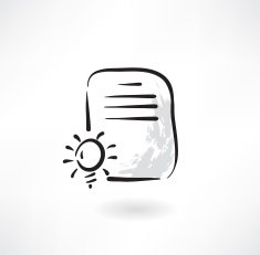 document idea grunge icon N2