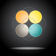 Diagram infographic for business project workflow N23