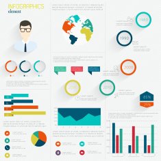 Set of Infographic Design Templates N2