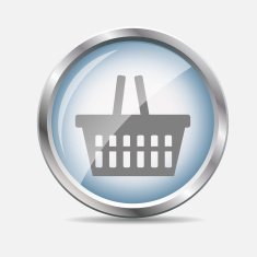 Shopping Glossy Icon Vector Illustration N5