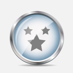 Favourites Glossy Icon Vector Illustration N3