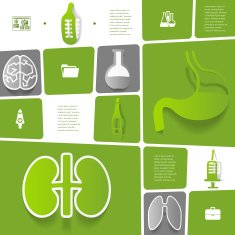 Medical sticker infographic N13