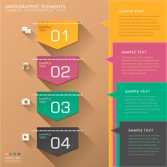 abstract tag infographics